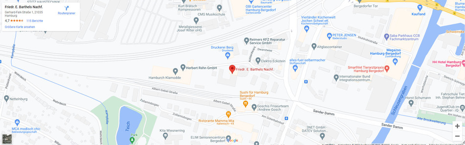 Barthels Motorgeräte auf Google Maps